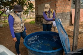 “Todos contra o Aedes” - Prefeitura realiza blitz para conscientizar população sobre o combate a dengue