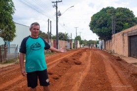Mais Asfalto - “É um sonho que está se realizando”, diz morador do São Bento com anúncio de pavimentação no bairro