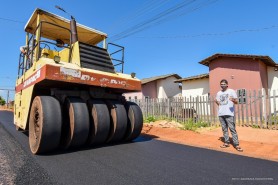Mais Asfalto - Prefeitura avança nas obras de pavimentação asfáltica do Cidade Satélite