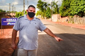 “O sonho de ver minha rua asfaltada se tornou realidade”, comemora morador do bairro Araceli