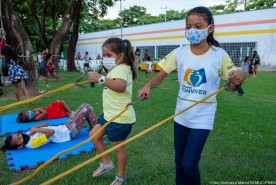 Semana das Crianças - Integrantes do Conviver se divertem em dia de lazer no Parque Germano Sampaio