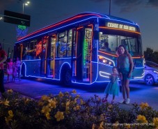 Expresso Natalino encanta famílias no primeiro dia de passeios em Boa Vista