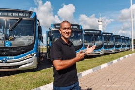 População de Boa Vista ganha 8 novos ônibus e aplicativo que acompanha veículos em tempo real