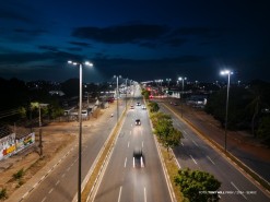 Avenida das Guianas recebe iluminação 100% LED