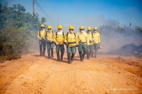 PREVFOGO - Parceria da prefeitura com o Ibama foi fundamental para o combate às queimadas