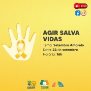 Agir salva vidas - Prefeitura aborda em live prevenção ao suicídio