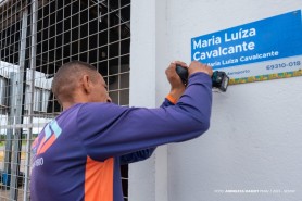 Prefeitura conclui trabalho de identificação em ruas do loteamento Monte das Oliveiras