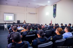 CONTRA A MALÁRIA - Guarda Civil Municipal recebe palestra para fortalecer ação preventiva no município