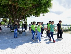DESCOBERTAS - Integrantes do Dedo Verde visitam pontos históricos e turísticos de Boa Vista