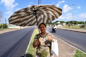 MOBILIDADE URBANA - Moradores do bairro Laura Moreira comemoram chegada do novo asfalto