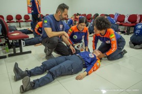 Samu BV capacita acadêmicos de enfermagem da UERR em atendimento de urgência e emergência