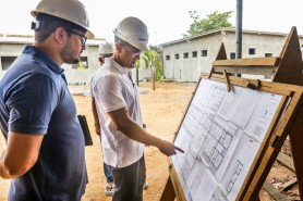Prefeitura constrói novo prédio da UBS Olenka, no bairro Caimbé
