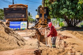 Obras de drenagem no Conjunto Cruviana vão eliminar 41º ponto crítico de alagamento em Boa Vista