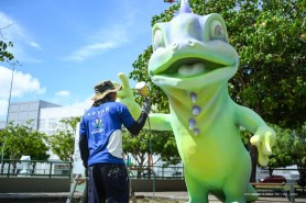 Prefeitura revitaliza Selvinhas Amazônicas, levando arte e cores às praças da capital