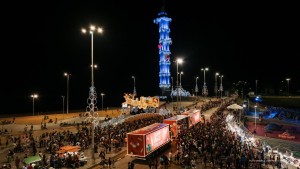 Caravana de Natal da Coca-Cola percorre os principais pontos turísticos de Boa Vista