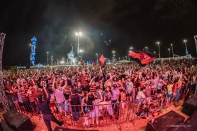 Flamengo x Palmeiras Final da Libertadores reuniu torcedores em dois espaços públicos de Boa Vista