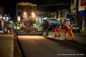 AV. ATAÍDE TEIVE - Novo asfalto vai melhorar trafegabilidade e garantir maior valorização do comércio