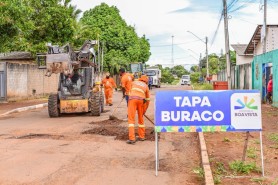 Operação Tapa Buracos já recuperou 194 ruas de Boa Vista em 2025