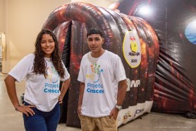 “AO INFINITO E ALÉM!” - Integrantes do Crescer fazem “viagem espacial” com Planetário Móvel