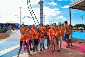 Crianças do Projeto Conviver se divertem em visita ao Parque do Rio Branco