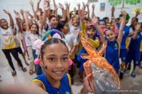 Integração entre Escola Municipal Nova Canaã e Projeto Conviver rende sorrisos e novos laços