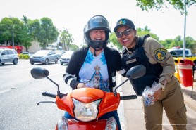 Smtran promove blitz educativa em alusão ao Dia da Mulher