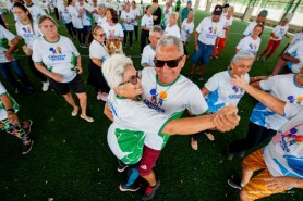 NO COMPASSO DA ALEGRIA - Aulão de ritmos marca retorno das atividades do projeto Cabelos de Prata