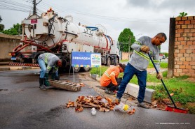 Drenagem e limpeza reduzem alagamentos em Boa Vista