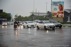 Chuva intensa em Boa Vista registra volume de 75mm nas últimas 24h