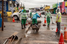 Patrulha da Chuva Prefeitura intensifica ações com diversas frentes de trabalho pela cidade