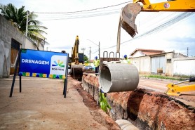 Obras de drenagem avançam e prefeitura trabalha na solução do 46º ponto de alagamento em Boa Vista