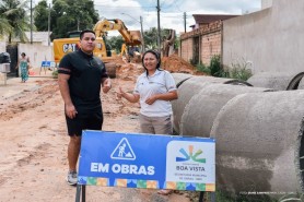 “Só temos a agradecer”: moradores aprovam obra no 48º ponto crítico de alagamento em Boa Vista