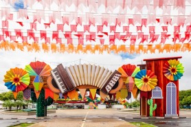 BOA VISTA JUNINA 2026 - Faça chuva ou faça sol, estrutura do arraial está pronta para receber o público