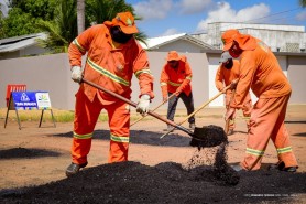 OPERAÇÃO TAPA BURACO - Moradores do Caranã destacam conforto e segurança com trabalho da prefeitura nas vias