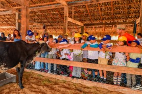 AGROBV 2026 - Comitê das Crianças se diverte e aprende mais sobre as experiências produtivas no campo