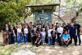 Coral ArtCanto amplia conhecimento ambiental em visita Mini Zoológico do 7º BIS