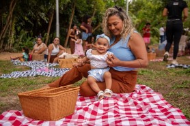 MÊS DA PRIMEIRA INFÂNCIA  - Natureza, brincadeira livre e interação marcam experiência das famílias no Parque Naturalizado de Boa Vista
