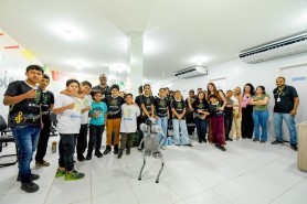 Tecnologia do campo é apresentada a crianças e adolescentes do projeto ArtCanto