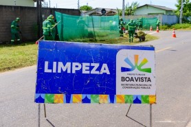 Prefeitura intensifica limpeza e conservação em 11 bairros e na comunidade indígena do Milho