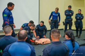 Capacitação prepara Guardas Civis Municipais para atendimento em casos de emergência