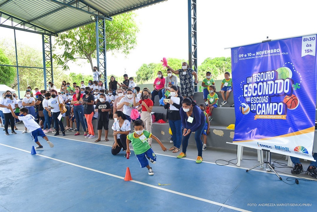Alunos das escolas do campo se unem em competição esportiva
