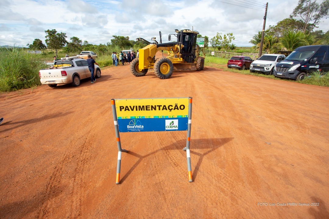 Prefeitura inicia recuperação e pavimentação de 22 vicinais na zona rural de Boa Vista