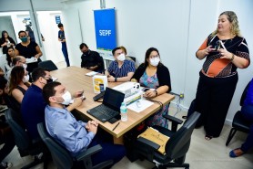 COOPERAÇÃO -  Comitiva de Porto Velho conhece trabalho de geoprocessamento da Prefeitura de Boa Vista