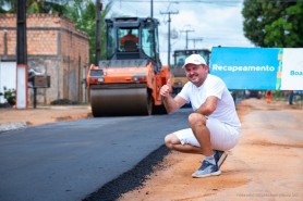 SENADOR HÉLIO CAMPOS    Moradores comemoram melhorias na rua Juiz Maximiliano Trindade com a obra de recapeamento