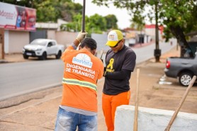 TRÂNSITO SEGURO - Novo semáforo vai melhorar tráfego em cruzamento do bairro Pricumã