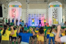 ACADEMIA ABERTA - Aulão de encerramento reúne integrantes dos 10 polos em clima de Copa do Mundo