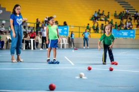 BOCHA ADAPTADA - Modalidade paralímpica é uma das atrações dos Jogos escolares municipais