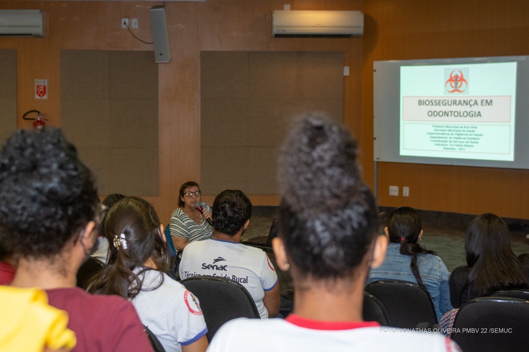CAPACITAÇÃO - Prefeitura atualiza alunos do Senac-RR sobre Biossegurança em Consultórios Odontológicos