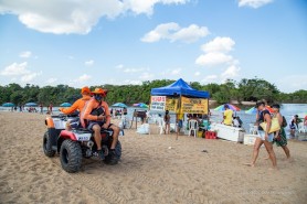Balneário Seguro - Prefeitura promove ação de orientação em balneários da capital