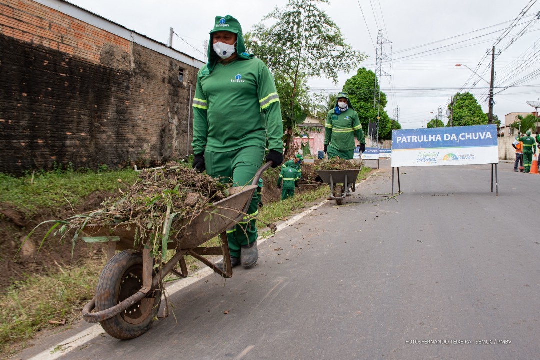 Inverno: Patrulha da Chuva recolheu mais de 50 toneladas de lixo em 40 bairros de Boa Vista